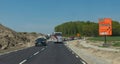 Road work in Blekinge Sweden