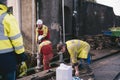 Road Works Maintenance by Gas workers replacing old pipes