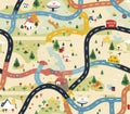 Roadmap, Fabric Pattern, Seanmless Pattern.