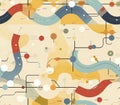 Roadmap, Fabric Pattern, Seanmless Pattern.