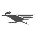 Roadrunner logo icon design Royalty Free Stock Photo