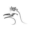 Roadrunner logo icon design Royalty Free Stock Photo