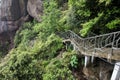 Roads built along the cliffs among the grand mountains-Lingshan Shangrao