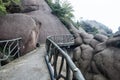 Roads built along the cliffs among the grand mountains-Lingshan Shangrao