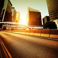 Roads and cities Royalty Free Stock Photo