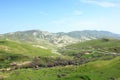 Roads in the Khyzy mountains. Azerbaijan Royalty Free Stock Photo