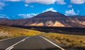 Roads on Lanzarote island