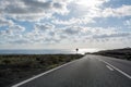 Roads on Lanzarote island, transportation, best way to discover Royalty Free Stock Photo