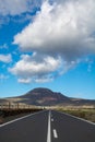 Roads on Lanzarote island, transportation, best way to discover Royalty Free Stock Photo