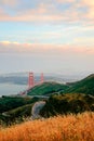 Roads near the Golden Gate Bridge Royalty Free Stock Photo