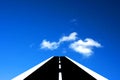 Roads in the sky. Royalty Free Stock Photo