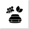 Roadsharing glyph icon