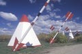 Roadside attraction of teepees
