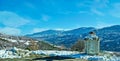 Roadside chapel in Pindus Mountains, Greece