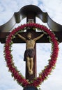 Roadside Crucifix Royalty Free Stock Photo