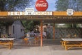 Roadside diner on Historic Route 66, Seligman, AZ Royalty Free Stock Photo