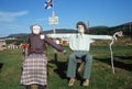 Roadside dummies, Nova Scotia, Canada