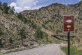 Roadside Fishing in Colorado Royalty Free Stock Photo