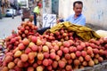 The roadside fruit stalls