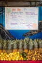 Roadside Fruit Stand in Maui Royalty Free Stock Photo