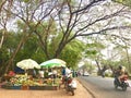 Roadside fruits and vegetables shop Kerala