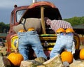 Roadside Halloween display Royalty Free Stock Photo