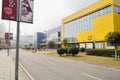 Roadside Ikea store in cloudy afternoon,Chengdu Royalty Free Stock Photo