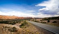 Roadside scenery in Utah near the Four Corners area. Royalty Free Stock Photo