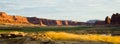 Roadside scenery in Utah at the northern end of the Glen Canyon Royalty Free Stock Photo