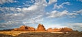 Roadside scenery in Utah at the northern end of the Glen Canyon Royalty Free Stock Photo