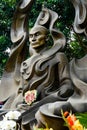 Roadside shrine -Thich Quang Duc status in Ho Chi Minh.