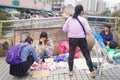 Roadside stalls selling small commodities