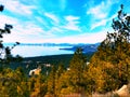 Roadside View of Lake Tahoe