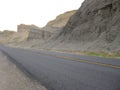 Roadside View from Side of Lonely Highway in Utah