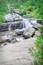 Roadside waterfall