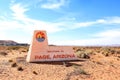 Roadside Welcome Sign To Page, AZ