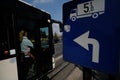 roadsigns in europe. bucharest, romania