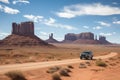 roadtrip across the united states, with stops at iconic landmarks and national parks