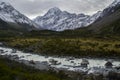 Roadtrip time! New Zealand, Mount Cook Royalty Free Stock Photo