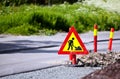 Roadworks Royalty Free Stock Photo