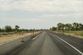 Roadworks Duplicating A Country Highway Royalty Free Stock Photo