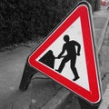 Roadworks Sign