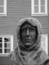 Roald Amundsen monument in Ny Alesund, Svalbard