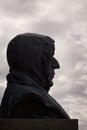 Roald Amundsen, a monument in Tromso, Norway Royalty Free Stock Photo