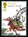 Roald Dahl UK Postage Stamp Royalty Free Stock Photo