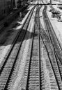 Roanoke City Railyard Royalty Free Stock Photo