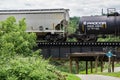 Railcars Being Pulled by a Norfolk and Southern Train Royalty Free Stock Photo