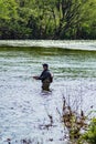 Fly Fishing for Trout on the Roanoke River