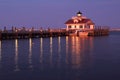 The Roanoke Marshes Lighthouse in North Carolina