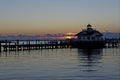 Roanoke Marshes Lighthouse at Sunrise